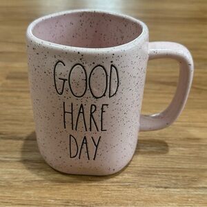 Rae Dunn Pink Speckled Mug - Good Hare Day